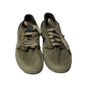 Satorisan Heisei Olive Green Canvas Sneakers EU 38 US Women 7 Men 5.5
